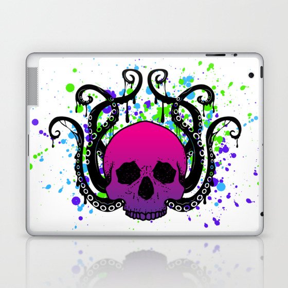 Octopus Skull Laptop & iPad Skin