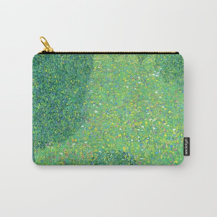 Gustav Klimt "Landscape Garden (Meadow in Flower)" Carry-All Pouch