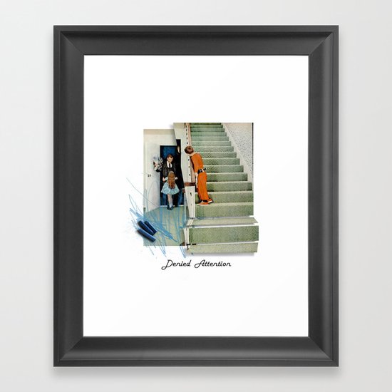 Denied Attention Framed Art Print