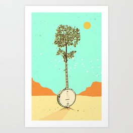 BANJO TREE Art Print