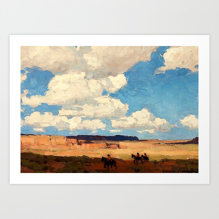 “Summer Cloud” Western Art by Edgar Payne Art Print