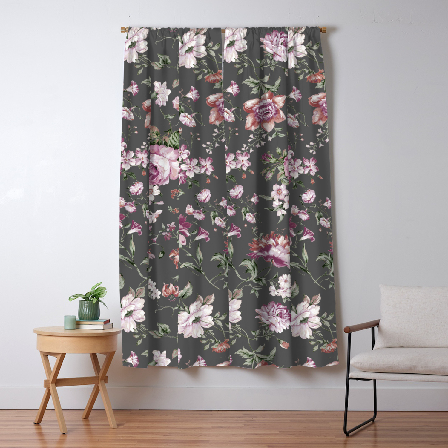 Peony Shabby Chic Blackout Curtain By Ariadne Society6