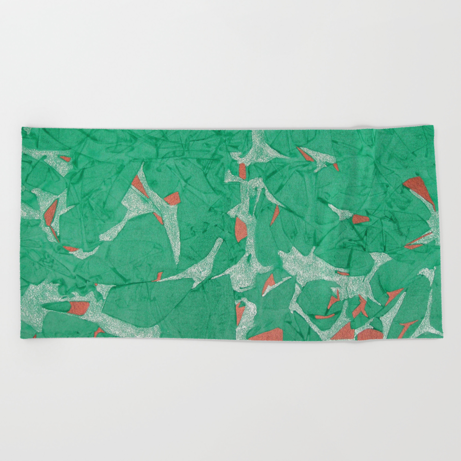 Birds Abstract Watercolor Painting Beach Towel By Doreengehrke Society6