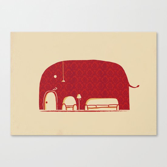 Elephanticus Roomious Canvas Print