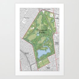 Prospect Park Art Print