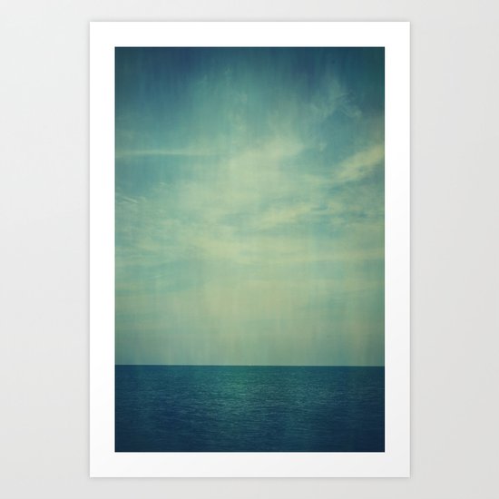 Sky Blue Art Print
