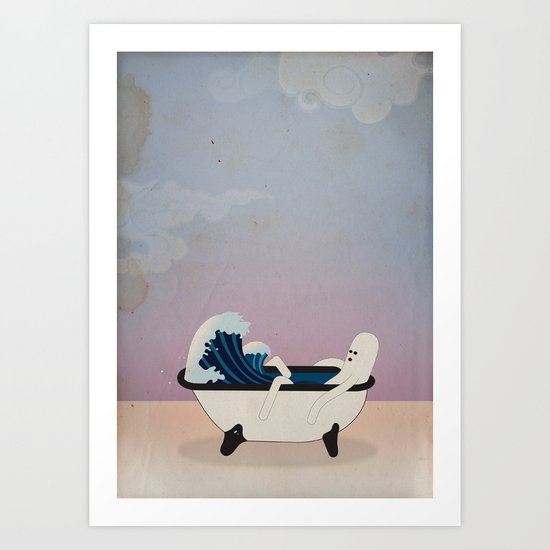 o n d a t a Art Print