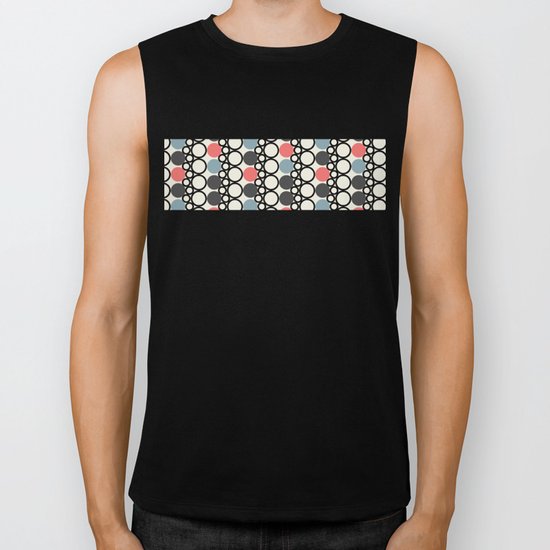 circle pattern Biker Tank