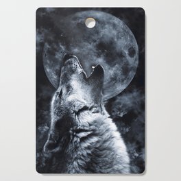 Wolf & Moon Cutting Board