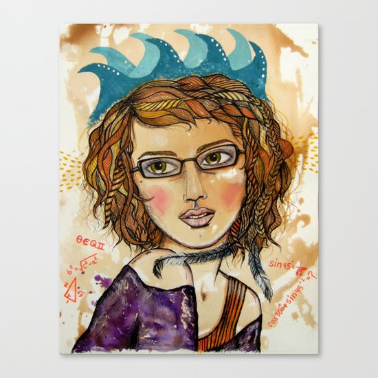 self portrait Canvas Print