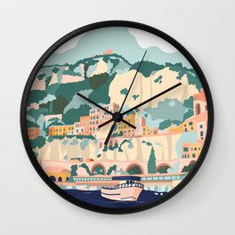 Amalfi, Italy Wall Clock