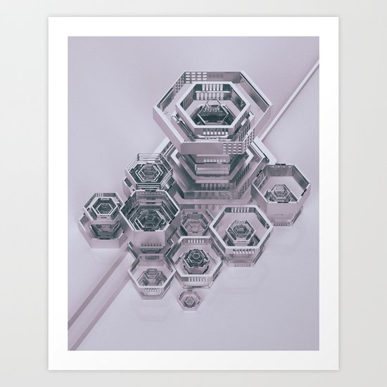 RECURSIVE.GEO (everyday 01.11.17) Art Print