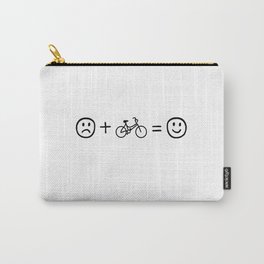 Cycling Makes You Happy Carry-All Pouch