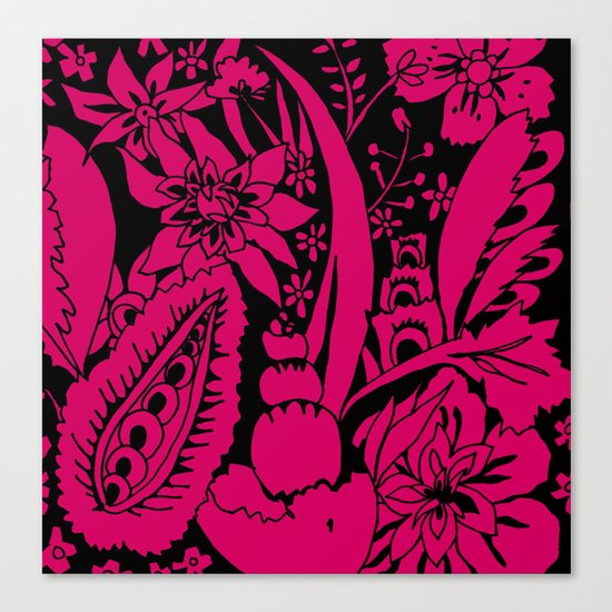 Pink Floral Canvas Print