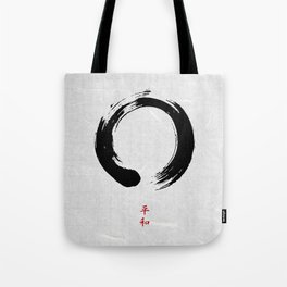 Zen Peace Circle Tote Bag