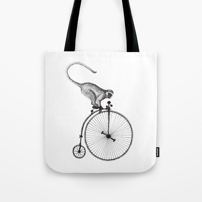 bike monkey 1 Tote Bag