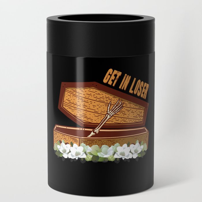 Get In Loose Coffin Halloween Can Cooler