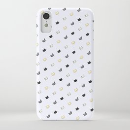 Cat Faces All Over iPhone Case