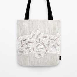 Evolutions - Fossilized Layers Tote Bag