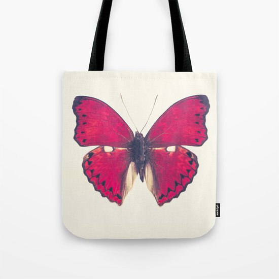 Red Butterfly Tote Bag