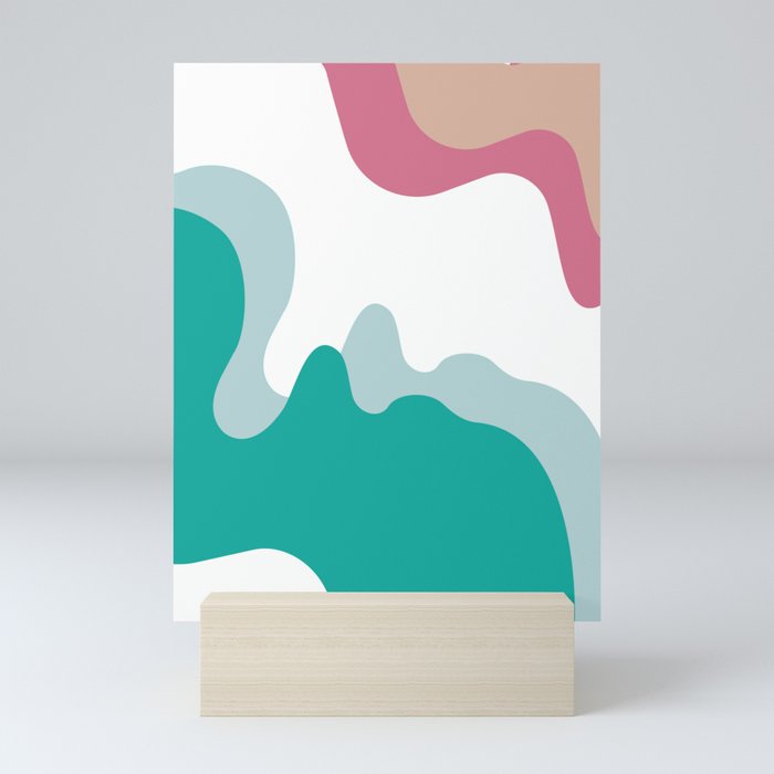 Peaceful Waves Mini Art Print