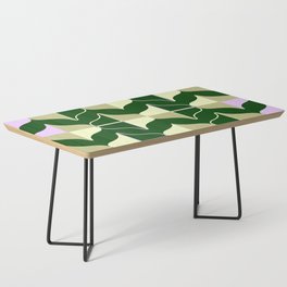 WHALE SONG Midcentury Modern Geometry Coffee Table