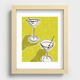 Martini Recessed Framed Print