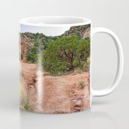 Palo Duro Canyon Cave and Wildflowers Coffee Mug