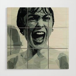 Geometric Psycho. Janet Leigh shower scene, 1960. Wood Wall Art