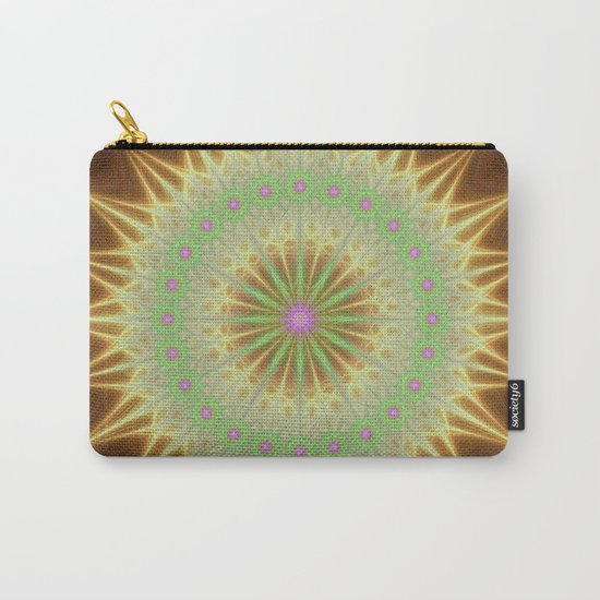 Fractal mandala sun Carry-All Pouch