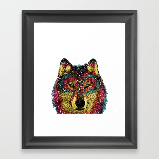 MoonWolf Framed Art Print