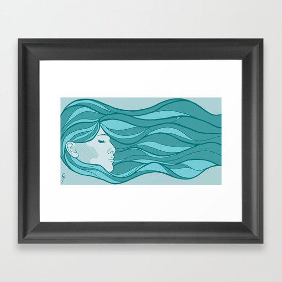 Deep Under Water Framed Art Print