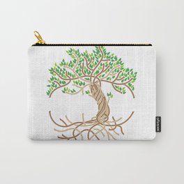 Rope Tree of Life. Rope Dojo 2017 white background Carry-All Pouch