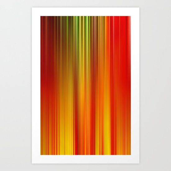 Burning Field Art Print