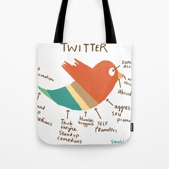 Twitter Tote Bag