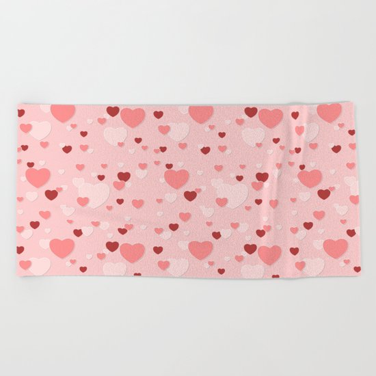 Lots Of Love Beach Towel
