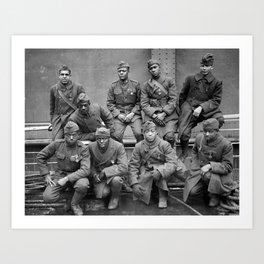 The Harlem Hellfighters - 369th Infantry Regiment - WW1 1919 Art Print