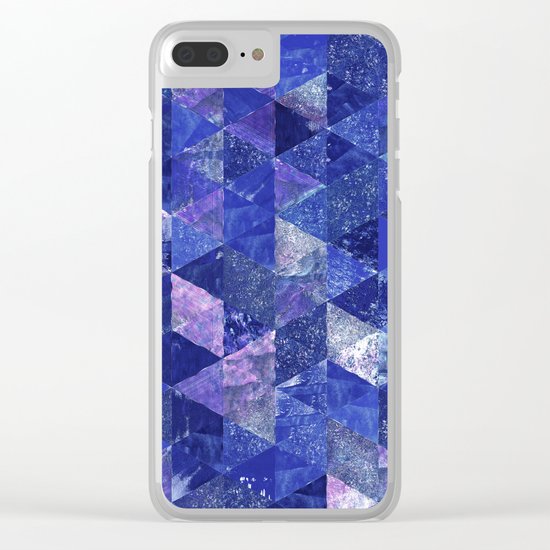 Abstract Geometric Background #19 Clear iPhone Case