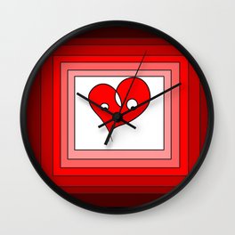 Lover heart  Wall Clock