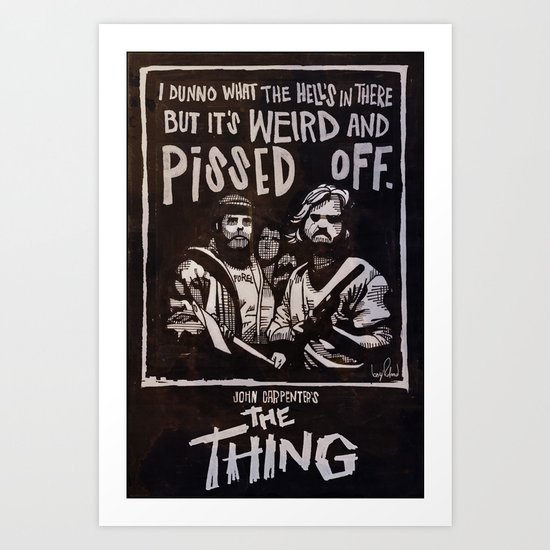 John Carpenter's The THING Art Print