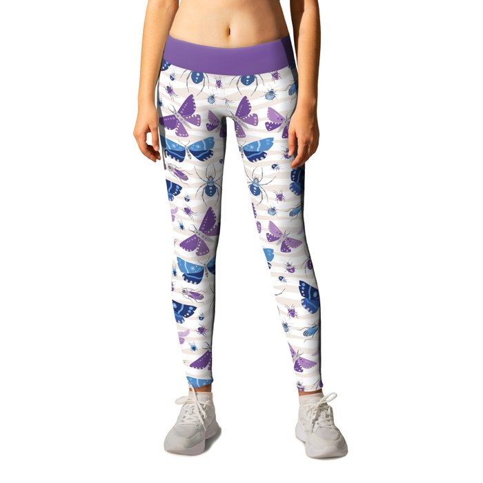 A Colorful Bug invasion Leggings by Jessee Maloney - Art School Dropout ...