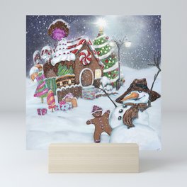 Snowy Christmas  Mini Art Print