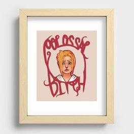 Colossal Bitch Recessed Framed Print