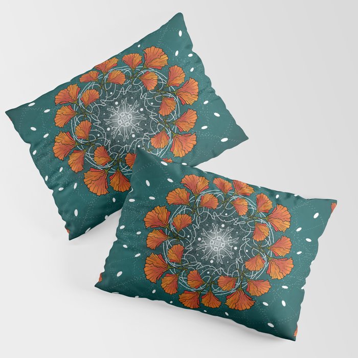 Moonlight Poppies Pillow Sham