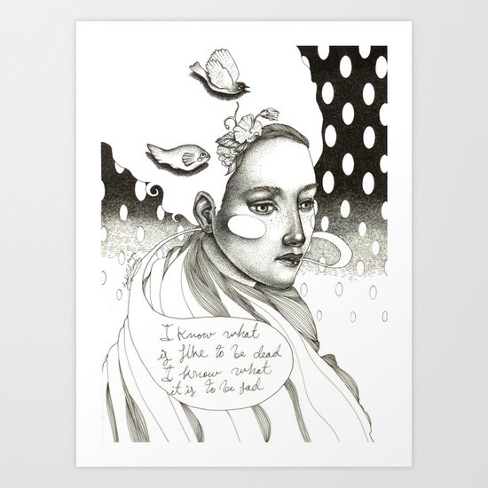 She said Art Print