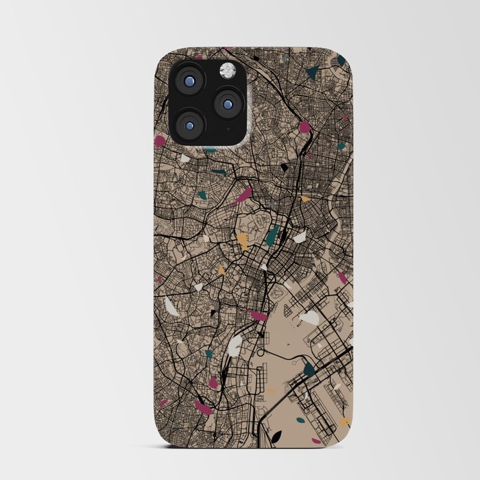 TOKYO Japan - City Map Collage iPhone Card Case