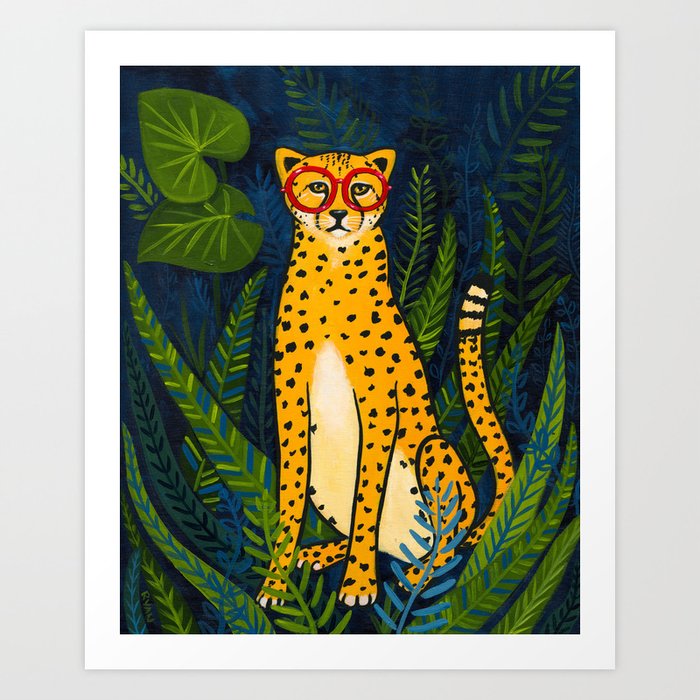 Jungle Cheetah Art Print
