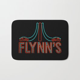 Flynns Place - Tron - Retro Shirts - Retro Arcade - Neon Sign Bath Mat | Classicmovies, Neonsign, Tronbike, Eddillinger, 80Sshirs, 1980S, The80S, Tron, Flynn, Tron2010 