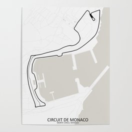 Circuit de Monaco, Monte Carlo Poster