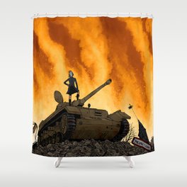 Tank Shower Curtain
